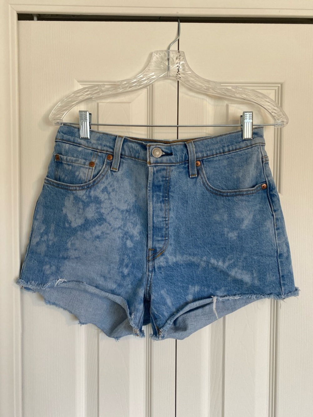 Levi’s 501 High-Rise Blue Denim Shorts